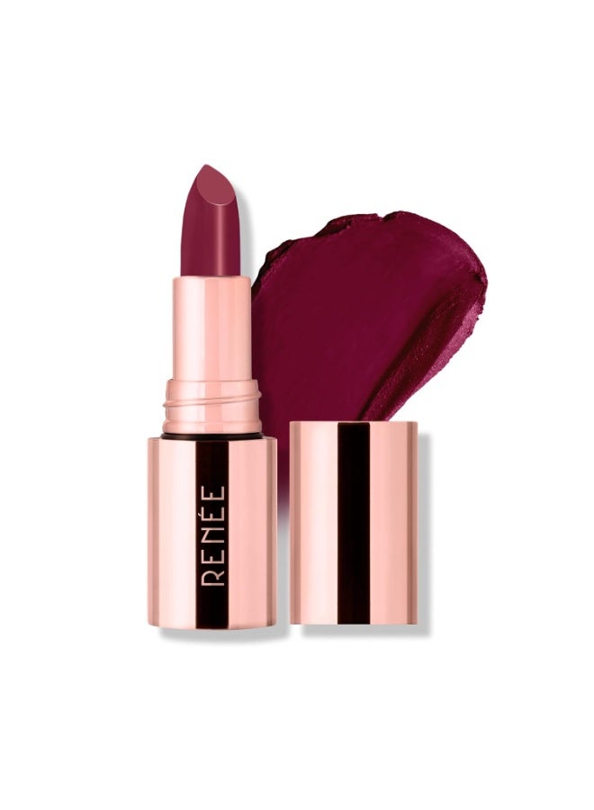 RENEE Everstay Matte Lipstick - Berry Blaze, Long Stay, Hydrating & Non-Drying, Smudge & Transfer Proof, Lightweight, Intense Pigment, Full Coverage, Vitamin E Infused, for All Occasions, 4.2g - Image 1